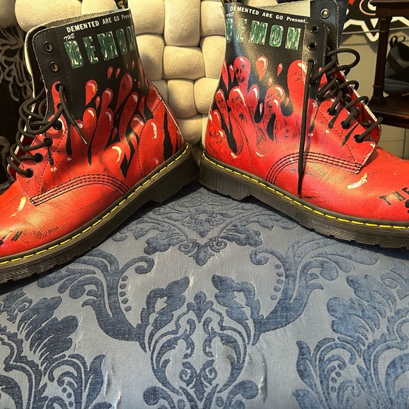 Super Rare! Dr Martens x Demented Are Go size 11/EU 43 - Picture 7 of 9